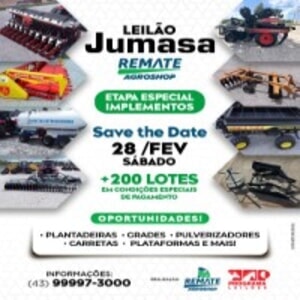 Leilão Virtual Jumasa - Especial Implementos
